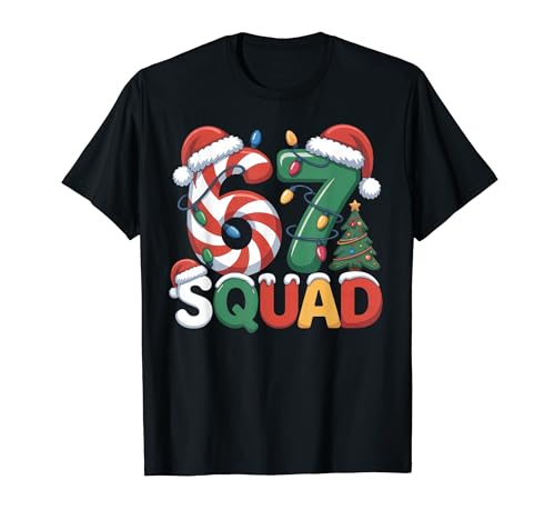 67 Squad Six Seven Funny Christmas 6 7 Meme �����Y ���f�B�[�X �L�b�Y T�V���c