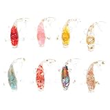 Cabilock 8個 鯉 装飾品 金 像 金 装飾 置物 水槽 装飾 像 装飾