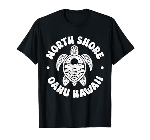 North Shore Oahu Hawaii Surf Tortuga Marina Playa Surfista Camiseta