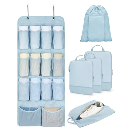 How much luggage can you take on disney cruise BAGSMART Hanging Compression Packing Cubes