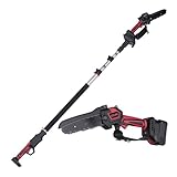 2-in-1 Akku Astsäge & Mini Kettensäge, Akku Hochentaster mit Teleskopstange 1,49–2,74 m, 6 Zoll Mini-Akku-Kettensäge, kompatibel mit Makita 18V Batterien für Baumschnitt & Gartenpflege