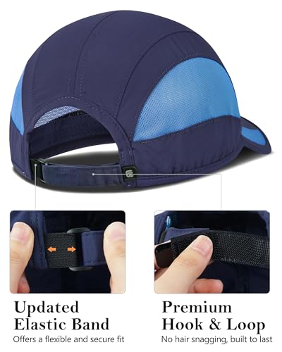 Image of GADIEMKENSD Quick Dry Run Hat Cooling Breathable Mesh