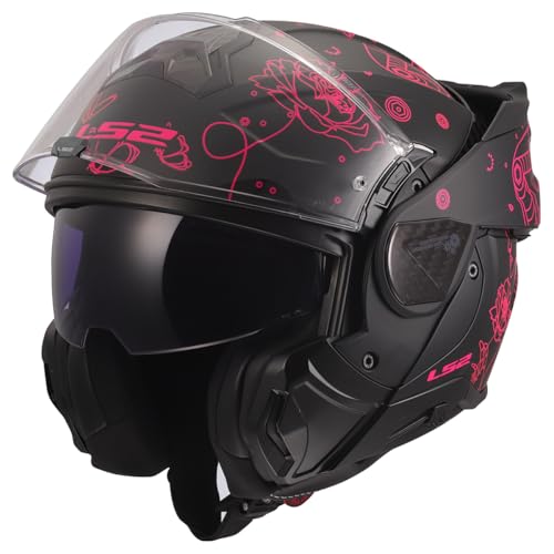 Image of LS2 Helmets Advant II Modular Motorcycle Helmet W /SunShield (Gloss Jeans Gray - X-Small)