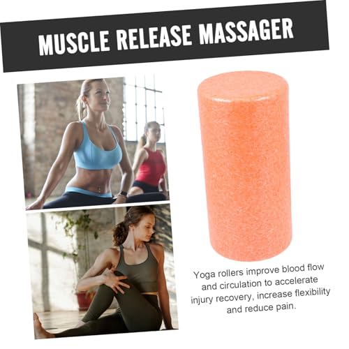 Ciieeo Yoga Muscle Relaxing Roller Foam Massage Stick Orange 30x15cm Epp Body Massage Column for Fitness and Deep Tissue Muscle Release at Home miniatura 3