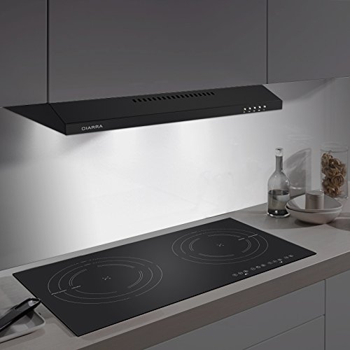 CIARRA CBCB6903 Afzuigkap 60 cm Afzuigkap, Onderbouwkap, Afzuigkap, Muurkap, Energie-Efficiëntieklasse-C Afvoerlucht/recirculatiemodus Drukknopschakelaar - Image 8