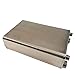 INTBUYING 100 Plate Heat Exchanger Water to Water Brazed Plate Heat Exchanger SUS304 Stainless Steel Heat Exchanger for Water Heating Floor Heating