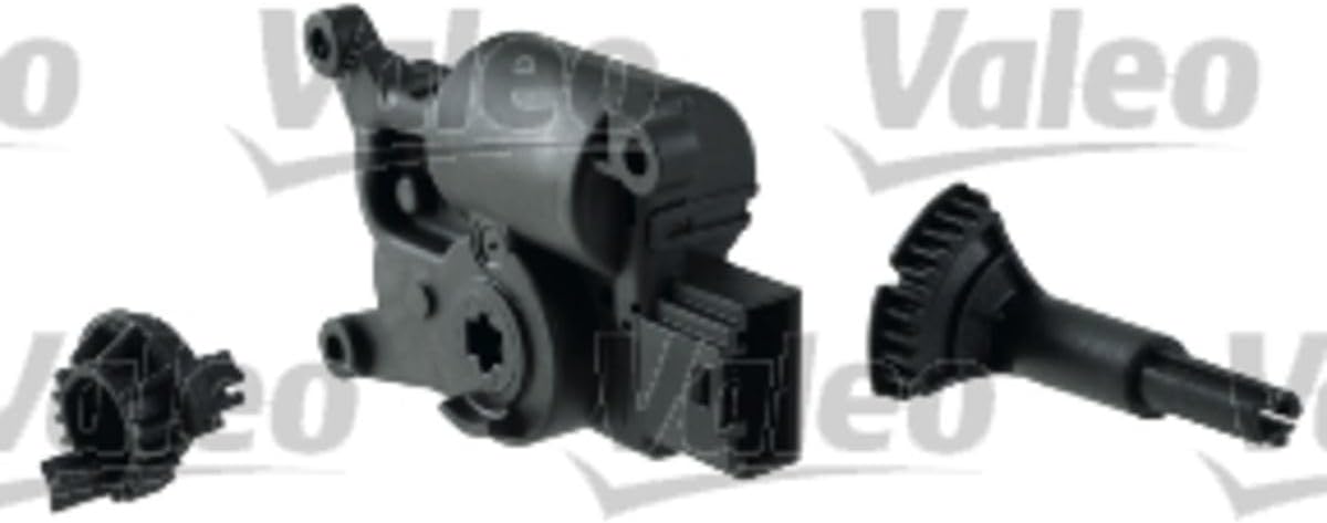 Anitz views of the Valeo 715280 HVAC Air Adjustment Control Motor and its components