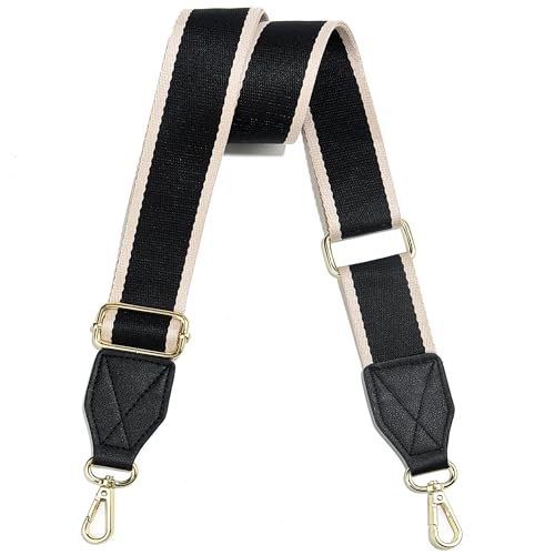 Image of Purse Strap,1.5 inch Leather End Shoulder Strap Adjustable Replacement,Retro Multi-Pattern Crossbody Bag Straps