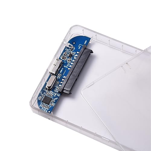 Caja externa transparente USB Micro para disco duro y SSD miniatura 2