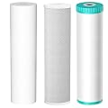 3-Stage 4.5"x20" Whole House Heavy Metal Water Filter Replacement Set for Express, iSpring, Pentek, SimPure, Include Sediment, KDF and CTO Carbon Water Filter, 5 Micron