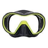 AQUALUNG Unisex-Adult PLAZMA Masks, Asphalt/Yellow, Einheitsgröße