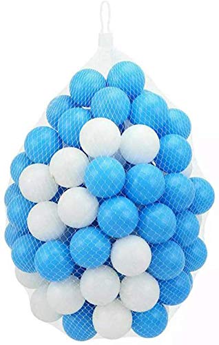 DIVCHI Playballs, Soft Pit Balls for Kids, Small Colourful Plastic Balls, durable, Smooth Surface and No Sharp Edges, Toxic Free, Multi Pack Baby Approved Playball Set