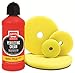 Griot's Garage 6.5” Perfecting Foam Pads for Car Polishing and Detailing, Buffing Pads for Paint Correction, Polishing, and Waxing, Yellow, Set of 2