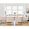 Amazon.com - HNY Mid Century Modern Upholstered Dining Chairs with Arms ...