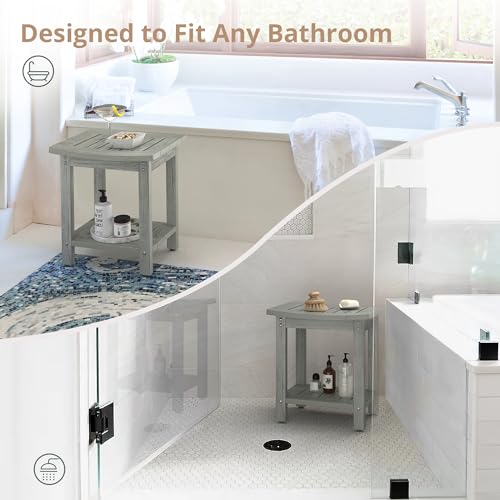 Lue Bona Hdps Shower Bench Seat, Shower Stool For Inside Shower Waterproof thumb #3