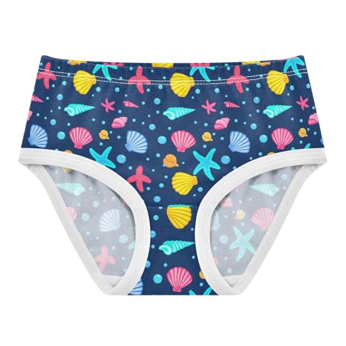 Ocean Shell Starfish Blue Toddler Girls's Underwear 2T 2302859