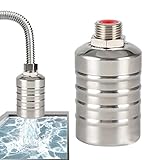 3/4インチ自動フロートバルブ水位制御バルブ、304ステンレス鋼フロートボールバルブ全自動水位制御フロートバルブ、フィルター付きフロートバルブ自動水位制御弁水槽用ボールコック