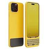 Clicks Keyboard for iPhone 15 Pro Max – Keyboard Case for Premium Typing Experience – Faster, Accurate Typing, Charge as Normal – Bumblebee