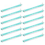 Uonlytech 12 Stück Dauerwellenwickler und Lockenwickler für Langes und Kurzes Haar Bruchfeste Kunststoff Wickler ohne Hitze Wiederverwendbare Styling Tools für Frauen und Teenager