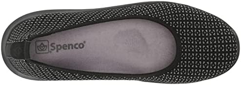 Spenco Women's Daily Stretch Batik Sneaker, Black, 8 Wide | Image 4