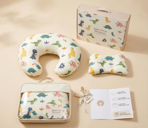 Image of Proliva Feeding Pillow for New Born Baby with Detachable Cover Breast Feeding & Maternity Nursing Pillow for Breastfeeding Support for Baby Feeding Pillow for Mom