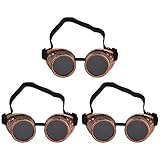 diy steampunk goggles tutorial Design : l'apparence des lunettes steampunk adopte un design rétro. La couleur du laiton a une sensation de rouille, ce qui rend le port des lunettes plus atmosphérique. Les sangles réglables peuvent vous rendre plus confortable et sans tension.