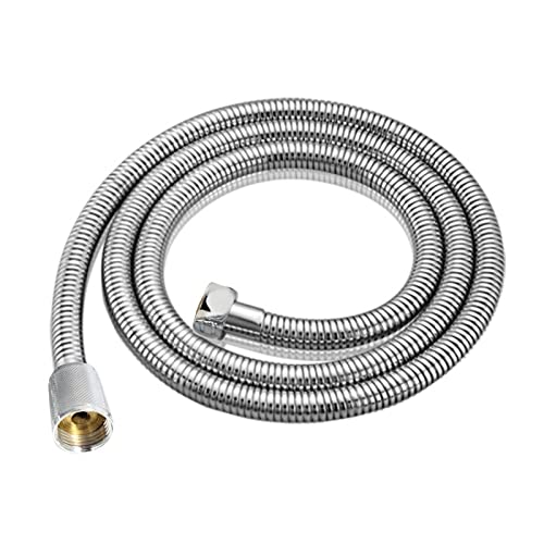 Reemplazo de manguera de ducha, 1 pieza de,5/2/3 metros manguera ducha, accesorios tubería agua for baño, cabezal acero inoxidable, reemplazo fácil hacer uno mismo(200cm)