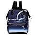 Raumfahrzeug Rucksack Große Kapazität Reise Umhängetasche Mit Doppelreißverschlüssen Voller Druck Tragbare Design Handtasche Schüler Schultasche Für Männer Frauen 27x19.8x36.5cm