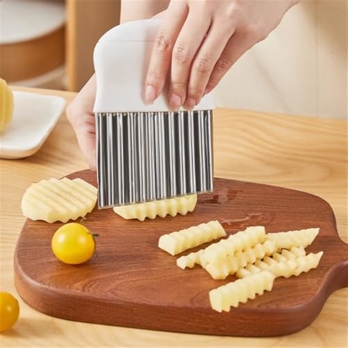 Cortadora Ondulada de Acero Inoxidable para Papas miniatura 3