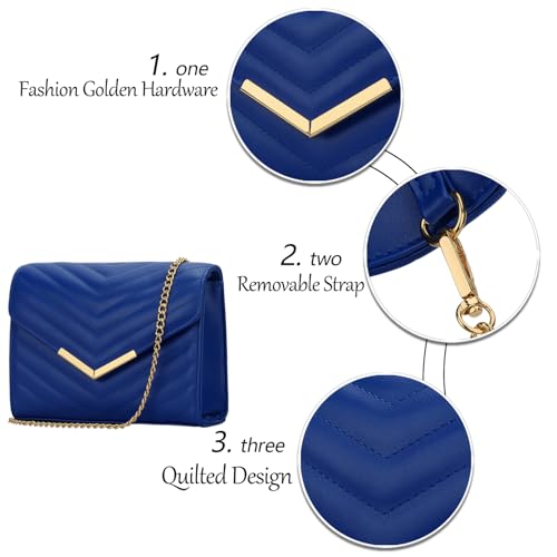 Image of KKXIU Women Formal Vegan Leather Evening Envelope Clutch Purses and Handbags for Party Wedding Prom Bridal