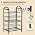 ZEXVIDA Firewood Rack Outdoor and Indoor, Fire wood Storage Racks with Wood Hooks, 15.7" Racks Outdoor for Fire wood, Adjustable Log Racks For Firewood, Heavy Duty Logs Holder Woods Storage