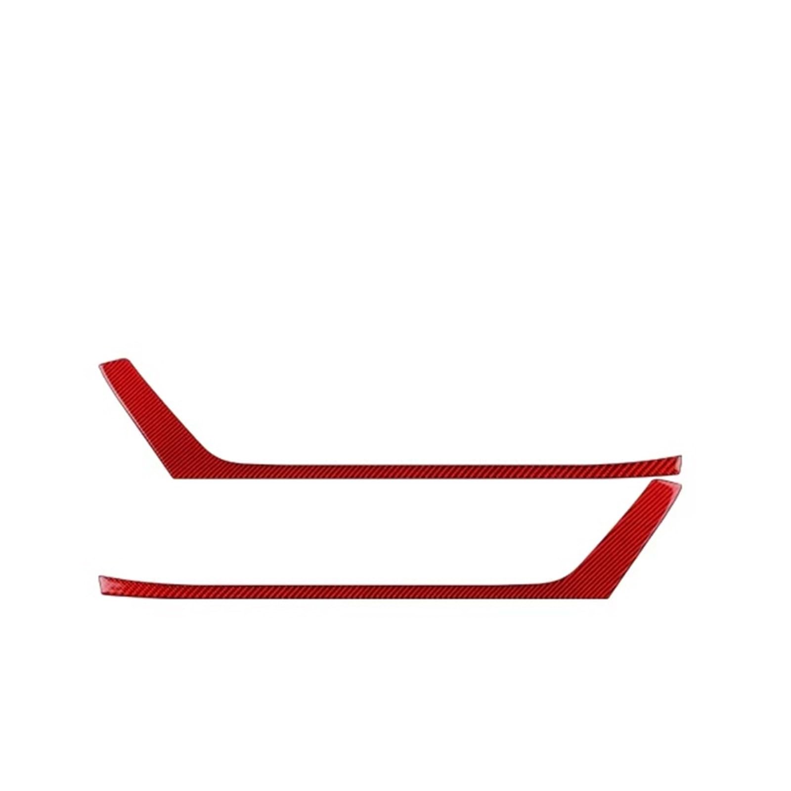 Car Trim Interior for Kia for Stinger 2019-2023 Soft Carbon Fiber Sticker LHD RHD Car Door Handle Panel Interior Trim Accessories Interior Mouldings(Red Carbon)