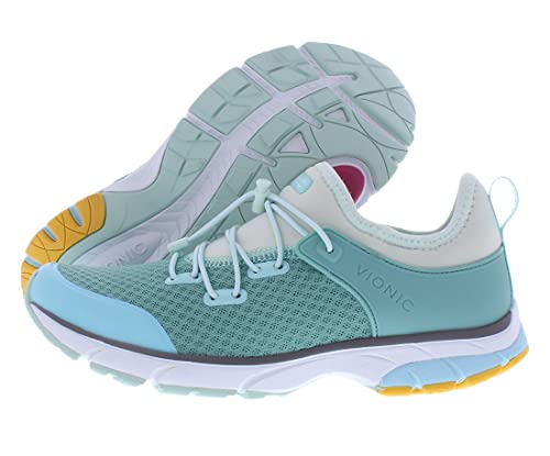 Vionic Women's Drift London Leisure Sneakers - Supportive Walking Shoes That Include Three-Zone Comfort with Orthotic Insole Arch Support, Sneakers for Women, Active Sneakers Wasabi/Mint 10 Medium US