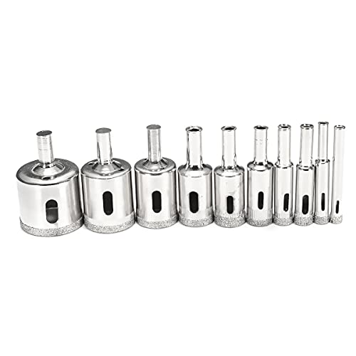 Juego de Brocas Taladro 10 Piezas 6-32mm Diamante miniatura 3