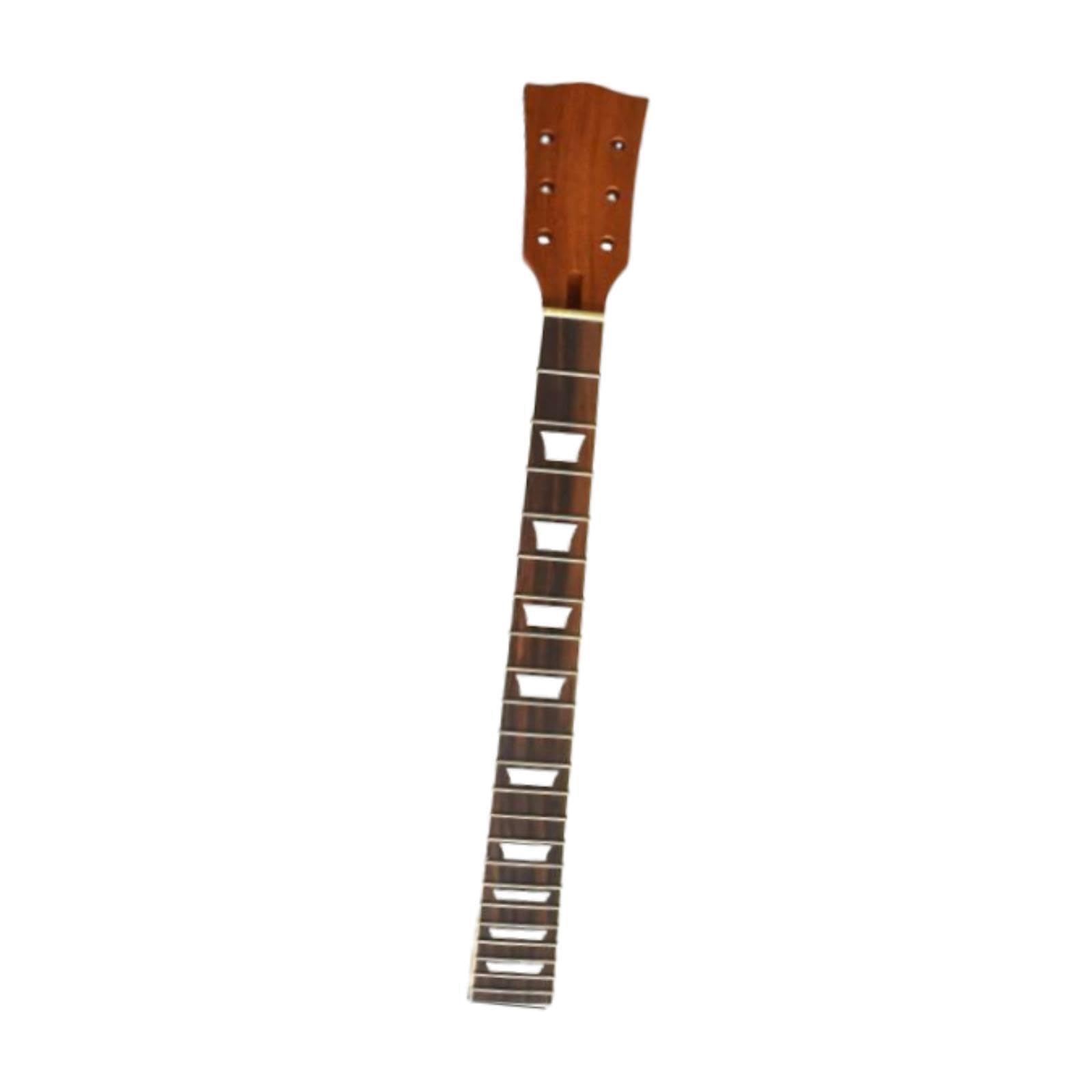 Tastiera in palissandro per chitarra elettrica, manico in legno di ricambio appositamente progettato per chitarra elettrica, 22 tasti, parte legno per