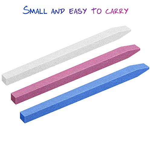 12 Pieces Nail Pumice Stone Stick Stone Nail File Pumice Stone Nail Cuticle Pusher Stone File For Home Salon Nail Buffing Tool #TOP5