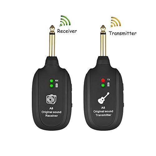 Wireless Guitar System Guitar UHF Wireless Audio Transmitter Receiver Electric Digital Guitar System