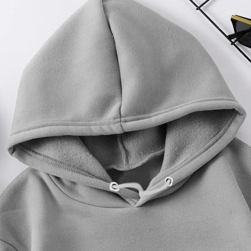 Sweat à capuche garçon imprimé camions : le pull hiver doux de 3 à 14 ans