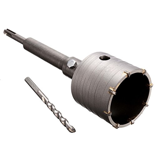EsportsMJJ Broca De 65 mm Sierra Broca con Vástago SDS Plus para Muro De Hormigón De Piedra Cemento