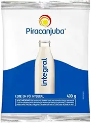 LEITE PO PIRACANJUBA INTEGRAL 400g