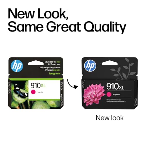 Image of HP 910XL Magenta High-Yield Ink Cartridge | Works with OfficeJet 8010,8020 Series,OfficeJet Pro 8020,8030 Series | Eligible for Instant Ink-| 3YL64AN,(Pack of 2)