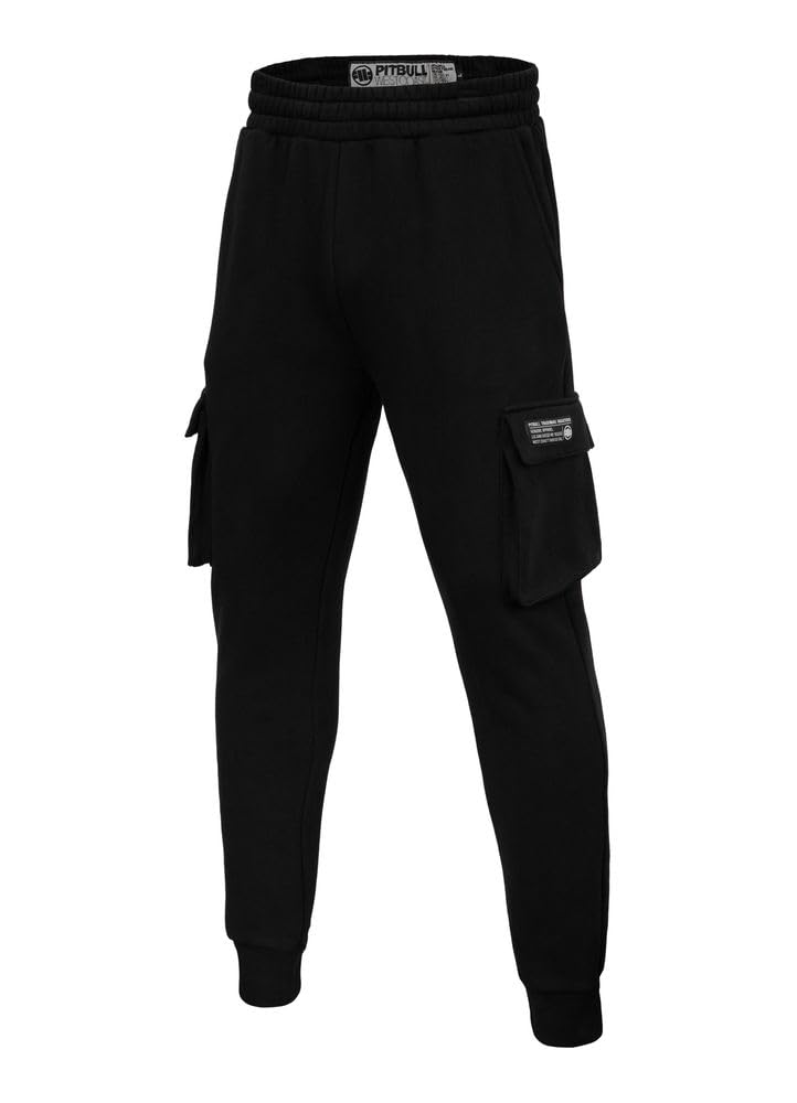 PITBULL Męskie spodnie do biegania Cargo Cypress Sport, slim fit, kieszenie boczne