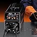 VEVOR Pro MIG Welder, 200A Pluse Mig Welding Machine, 5-in-1 Synergic Welder Machine MIG Pluse/Gas MIG/Flux Core MIG/Stick/Lift TIG, 110V/220V Dual Voltage Aluminum Mig Welder with LCD Screen Display