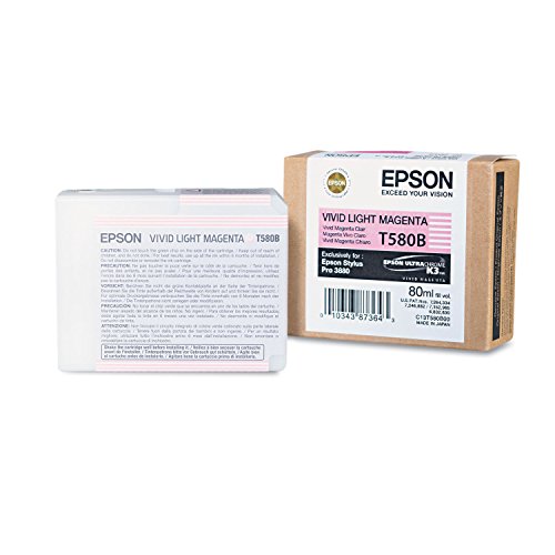 Epson T580B UltraChrome K3 Vivid Light Magenta Cartridge Ink