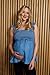 Motherhood Maternity Women's Babydoll Sleeveless Smocked Peplum Pregnancy Tank Top with Ruffle Back Detail, Medium Wash
