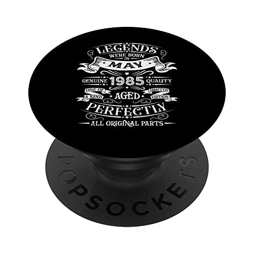 Leyendas nacieron en mayo de 1985 regalo de cumpleaños PopSockets PopGrip Intercambiable