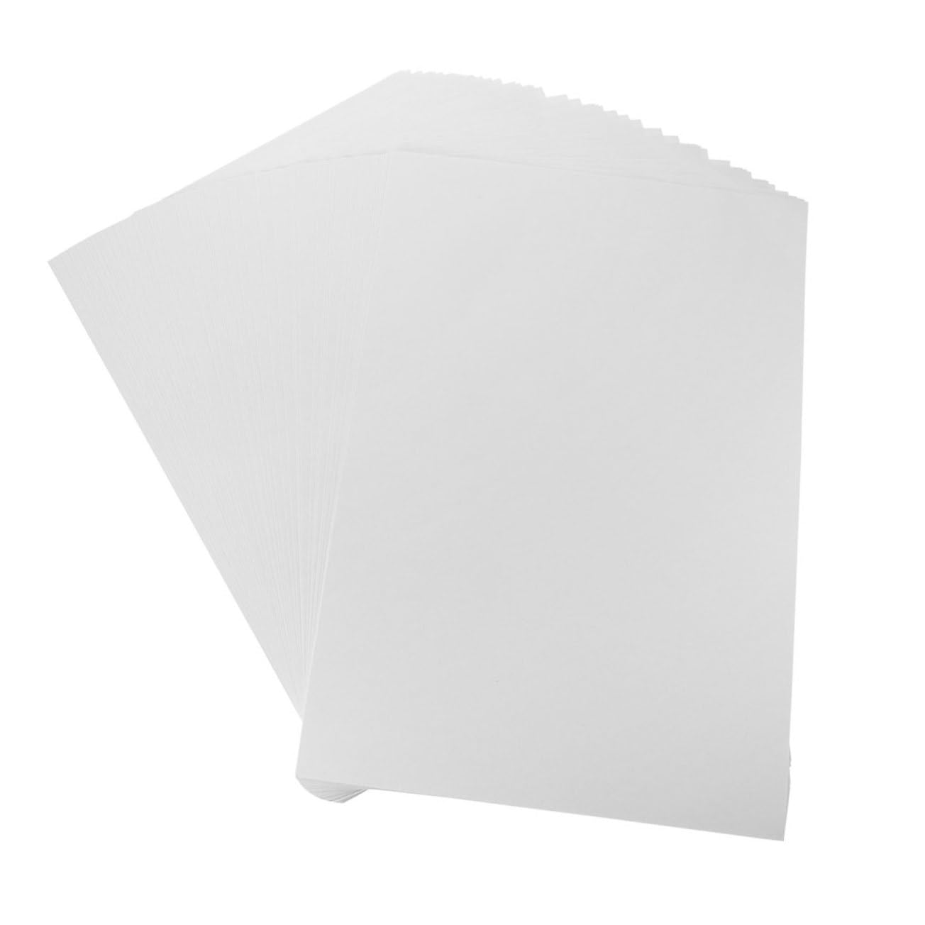 Aquarellpapier 100 Blatt Weiß Dickes Maler Kunstpapier | Kaltpresspapier 160g, 8k Format, für Wasserfarben und Zeichnungen, 2 Packungen
