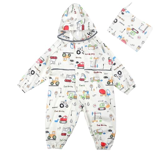 Imperméables Enfant Combinaison De Pluie Poncho Imperméable Filles Manteaux Imperméables À Capuche Imperméable Une Pièce Réutilisable Outdoor Vêtements De Pluie#A