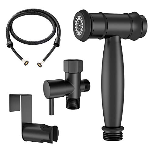WiPPhs Handheld Bidet Sprayer, Hand Bidet for Toilet, Stainless Steel Portable Shattaf Bidet