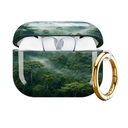 AirPod Pro 3�p�n�[�h�ی�P�[�X �ϏՌ��� ��v�ȃV�F�� �L�[�`�F�[���t�� �L���[�g�ŃX�^�C���b�V���ȃf�U�C�� (���̐X�� �L���m�s�[ �΂̖� �R)